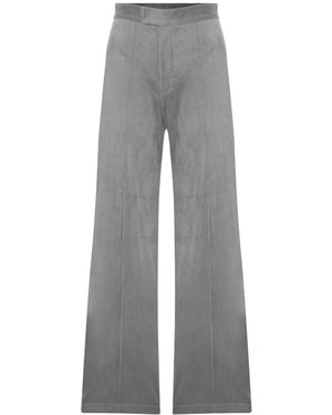 NAZLI CEREN Bicolle Corduroy Pants - Gray