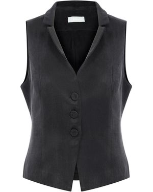 Cansu Xi Paris Vest - Black