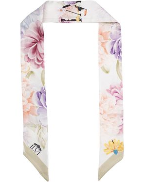 Ilvi Costea Powder Silk Twill Foulard - Pink