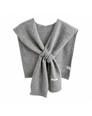 My Little Nature Colour Jumper Imitation Scarf For Layering - Grey