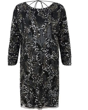 Rose & Nancy Eden Beaded Mini Dress - Black