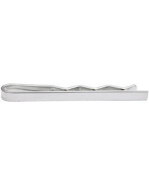 Edge Only Tie Bar Sterling - White