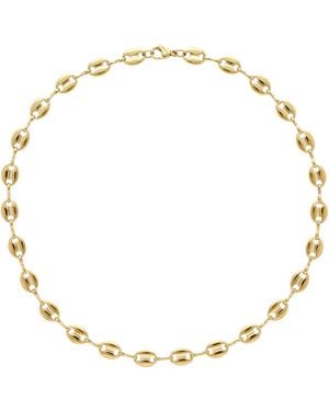 Emma Holland Jewellery Coffee Bean Chain Necklace - Metallic