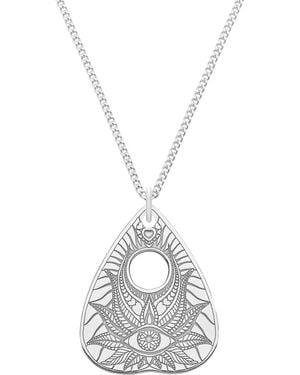 CarterGore Small Sterling Lotus Flower Planchette - Metallic