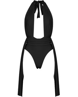 ANTONINIAS Plonger One Piece Swimwear In Black