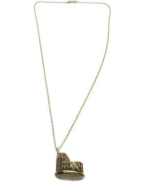 Tg-Jewellery by Tamara Gervasio Colosseum Pendant – Handcrafted Sterling Or Flash-Plated - Metallic