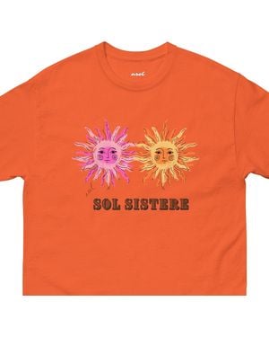 Assel Sol Sistere. Bright Cotton T-Shirt - Orange