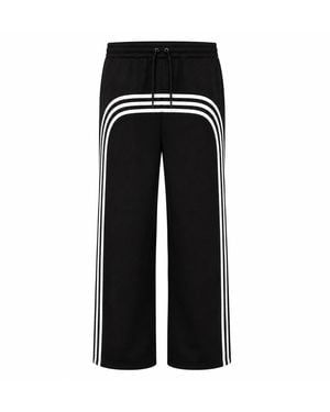 Chic Urban Urban Velocity Straight-Leg Stripe Joggers - Black