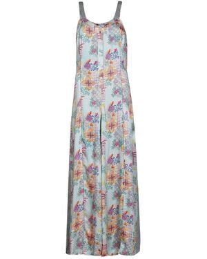 Maison Qala Amara Wide Leg Jumpsuit - Blue