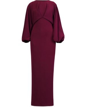 Meem Label Taylor Plum Maxi - Red