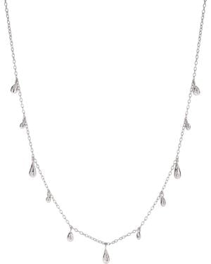 Vanhi Rhea Molten Cascade Necklace - Metallic