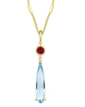 Azura Jewelry New York Howl's Moving Castle Necklace Vermeil - White
