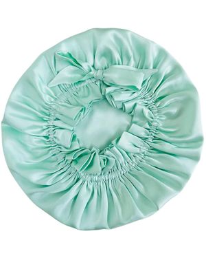 Marche' Du Luxe Pure Silk Double Layer Long Tie Cap Mint - Green