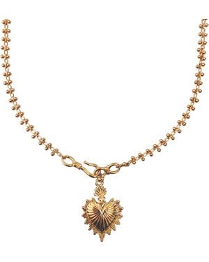 IN CAUDA VENENUM Seraphine Necklace - Metallic