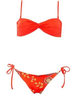 Aulala Paris Aulala X Moon Art Bikini - Red