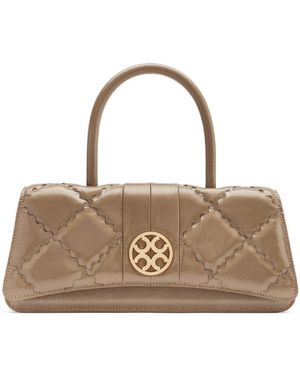 Orange Cube Mosaic Treasure Crossbody Bag - Metallic