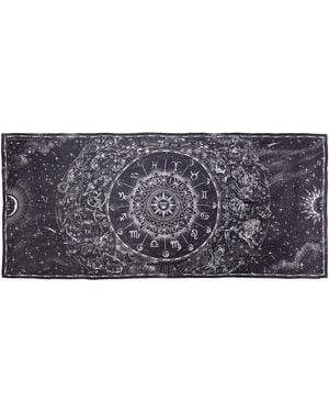 Silk&Soul Zodiac Silk Chiffon Scarf - Metallic