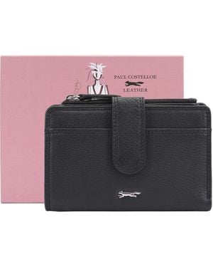 Paul Costelloe Moija Leather Purse - Pink
