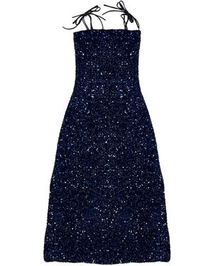 By Noa Rawitz Sequins Maxi Dress - Blue