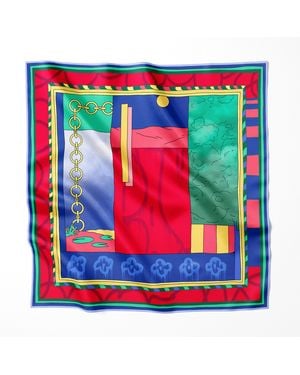 Pauser Silk Scarf - Multicolour