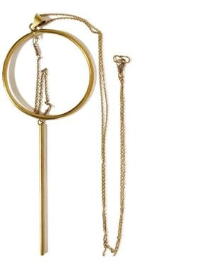 Lala Salama Nia Circular Necklace - Metallic