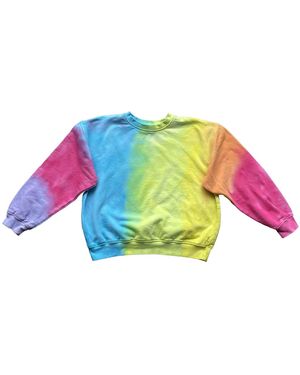 Roy G. Pastel Watercolour Dye Sweatshirt - Yellow