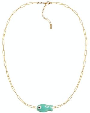 Adriana Pappas Designs Fishy Chain Choker - Metallic