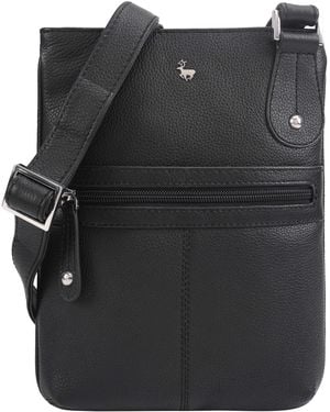 Lloyd Baker Auli Leather Crossbody Bag - Black