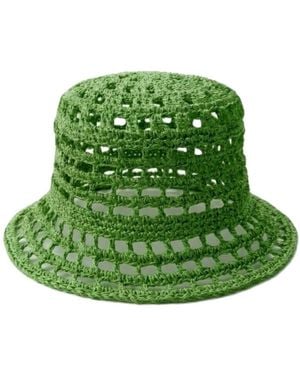 Springmoonatelier Handmade Crochet Hat – Sustainable Artisan Design - Green