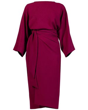 Meem Label Ari Plum Coord - Red