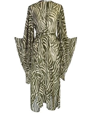Jennafer Grace Zanzibar Kimono - Metallic