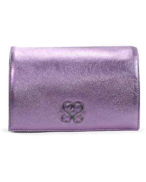 Stessa by Sarah The Molly Luxe Clutch - Purple