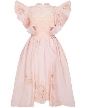 Lisa The Label Le Jardin Papillon Dress - Pink