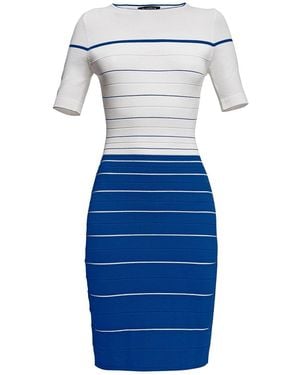 Rumour London Regatta Striped Bodycon Dress - Blue