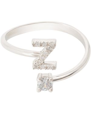 LÁTELITA London Initial Ring Z - White