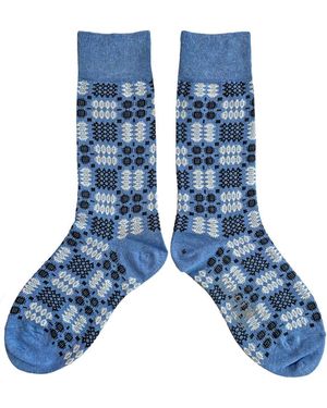 Mabli Carthen Socks - Blue