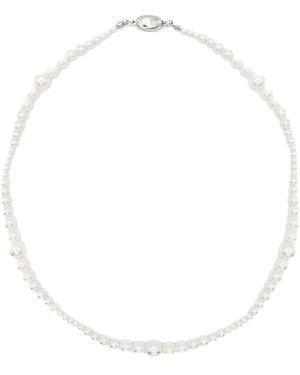 Miss Cecilia Millie Classic Pearl Necklace - White