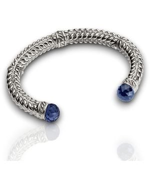 Daneila Léon Sterling Sapphire Cuff - Metallic