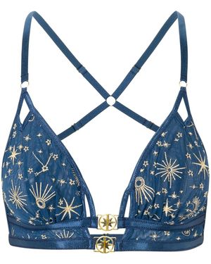 Empress Mimi Celeste Bralette - Blue