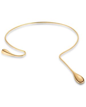 VIEA Leila Golden Drop Choker - Metallic