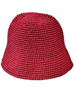Springmoonatelier Raffia Special Summer Hat - Red