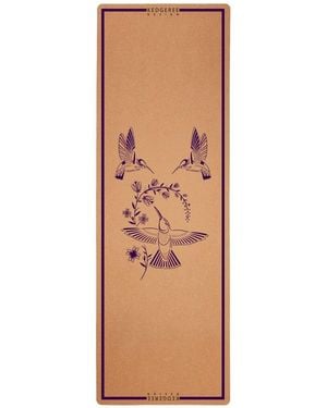 Kedgeree Design The Hummingbird Cork Yoga Mat - Brown