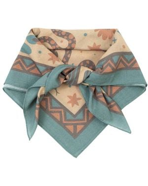Saachi Kalahari Oversized Bandana - Blue