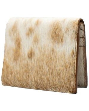 godi. Handmade Cow Hair-On-Hide Bifold Wallet – Natural