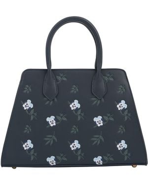 Fable England Ditsy Structured Tote - Blue