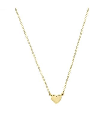 Auree Verona Vermeil Full Heart Necklace - Metallic