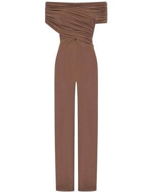 Celestine & Mae Muscari Jumpsuit - Brown