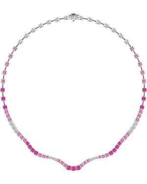 Arte Madrid Sierra Ridgeline Collar Necklace - Metallic