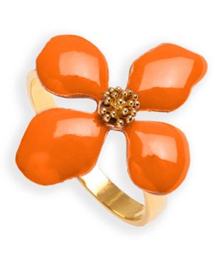 Lavani Jewels Cassia Ring - Orange