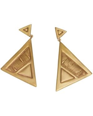 Zeworks Rays Earrings - Metallic